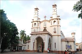 A peaceful church that offers a calm space for prayer and reflection, famous churches in tamilnadu