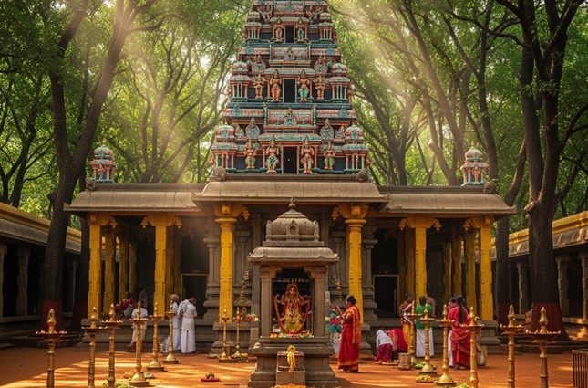 Mutharamman Temple in Chettikulam widely respected as a famous temple in Tamilnadu