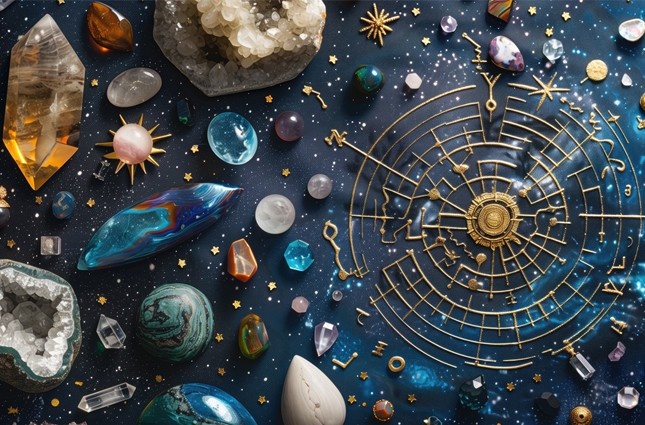 Astrologer reading birth charts and offering guidance as part of professional services near me.