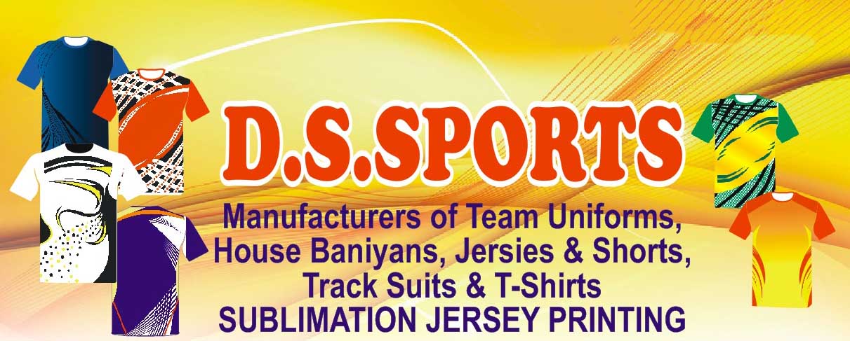 Bulk sports apparel packed and ready for institutional orders at a sports shop in chennai.