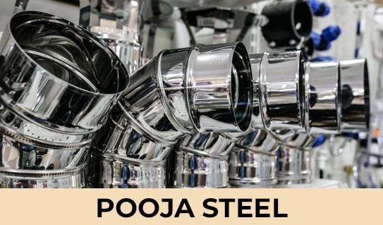 Steel plates, jugs, boxes, and kitchenware items organized neatly inside retail shops in Chennai.